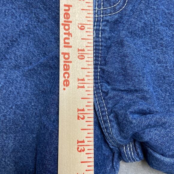 New Vintage Key Flannel Lined Jeans Women’s Size 18A Blue Denim - Picture 4 of 12